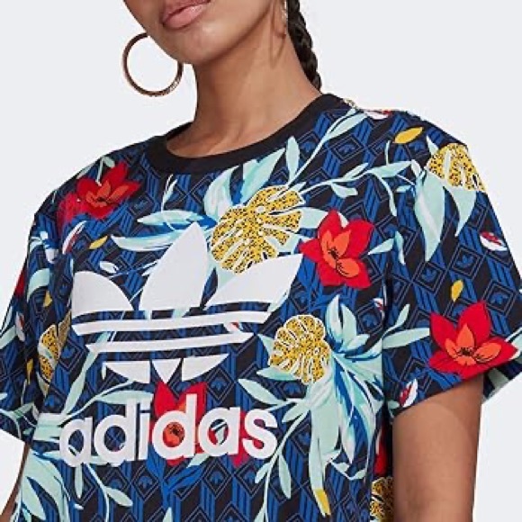 🌺ADIDAS HER STUDIO London Tee Floral Top - Picture 5 of 14